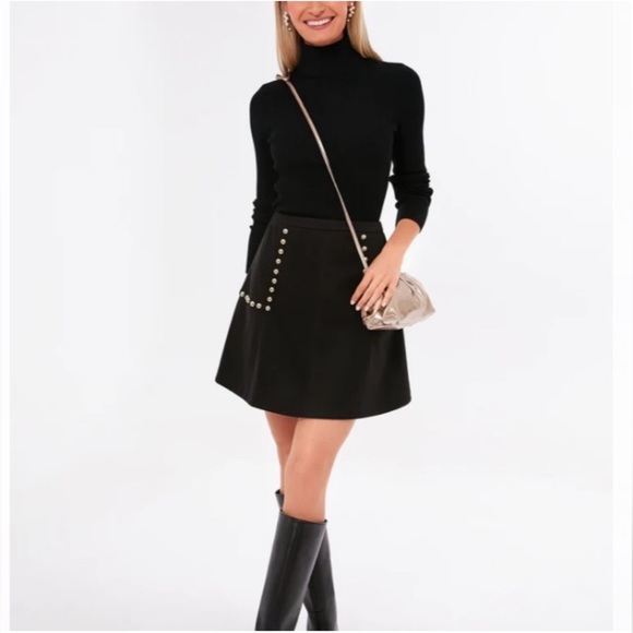 Tuckernuck Dresses & Skirts - Tuckernuck Black Skirt with Pearl Details